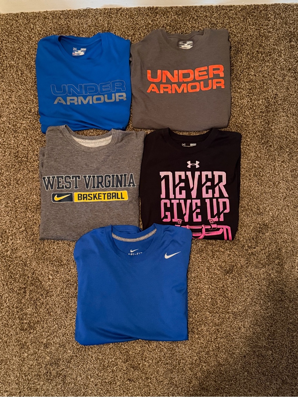 Under Armour & Nike Men’s T-Shirt Bundle